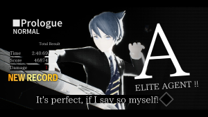 Assault Spy screenshot: Results screen: Rank A, Elite Agent