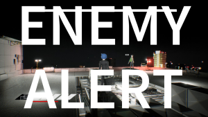 Assault Spy screenshot: ENEMY ALERT in large letters.