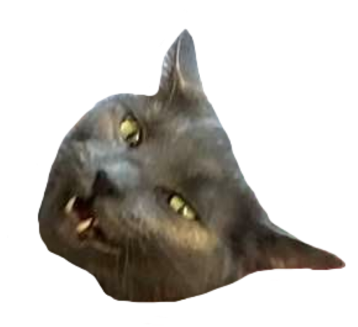 borscht, looking confused with his eyes half-closed and his mouth half-open