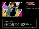 Maison Ikkoku screenshot: Mrs Ichinose's photograph of memories. She looks exactly the same, rotund and middle aged, but wearing a seifuku